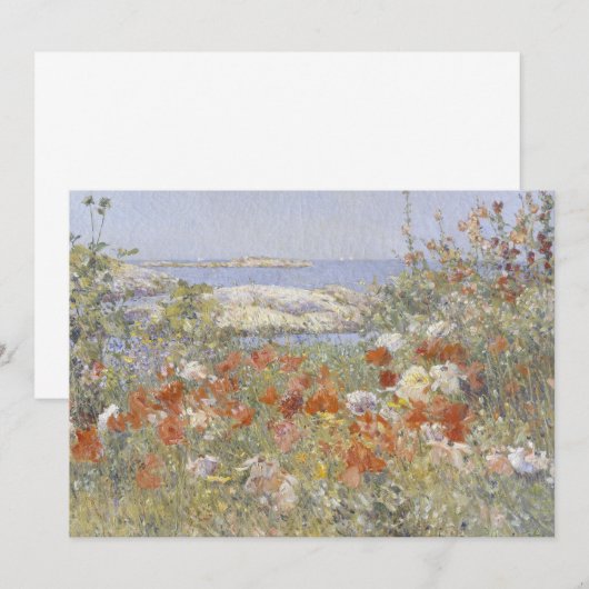Celia Thaxter's Garden van Frederick Childe Hassam (Voorkant / Achterkant)