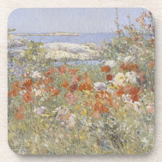 Celia Thaxter's Garden van Frederick Childe Hassam Bier Onderzetter (Voorkant)