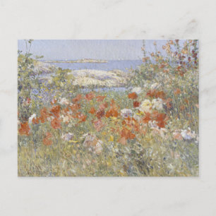 Celia Thaxter's Garden van Frederick Childe Hassam Briefkaart