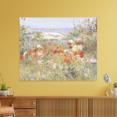 Celia Thaxter's Garden van Frederick Childe Hassam Canvas Afdruk (Insitu (Woonkamer))