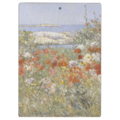 Celia Thaxter's Garden van Frederick Childe Hassam Klembord (Achterkant)