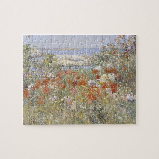 Celia Thaxter's Garden van Frederick Childe Hassam Legpuzzel (Horizontaal)