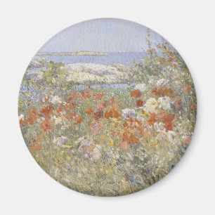 Celia Thaxter's Garden van Frederick Childe Hassam Magneet