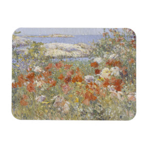 Celia Thaxter's Garden van Frederick Childe Hassam Magneet