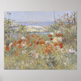 Celia Thaxter's Garden van Frederick Childe Hassam Poster