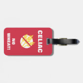 Celiac Alert Shark Label Medical Label Bagagelabel (Achterkant horizontaal)