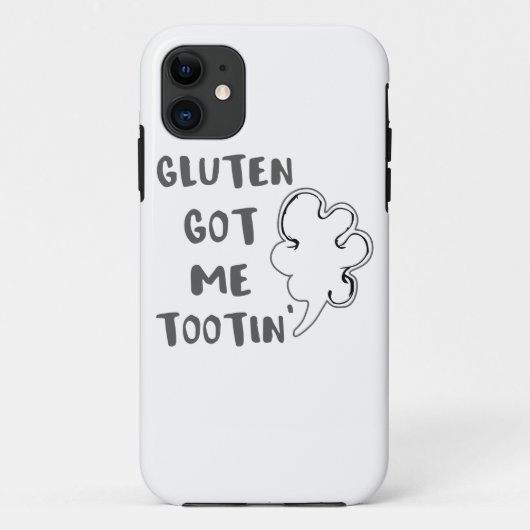 Celiac Awareness Gluten heeft me Tootin Case-Mate iPhone Case (Achterkant)