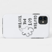 Celiac Awareness Gluten heeft me Tootin Case-Mate iPhone Case (Achterkant (horizontaal))