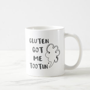 Celiac Awareness Gluten heeft me Tootin Koffiemok