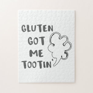 Celiac Awareness Gluten heeft me Tootin Legpuzzel