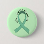 Celiac Awareness Ribbon Button (Voorkant)
