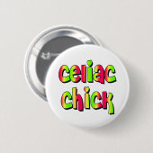 Celiac Chick Ronde Button 5,7 Cm (Voorkant /achterkant)