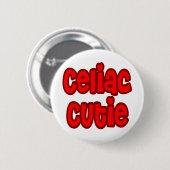 Celiac Cutie Ronde Button 5,7 Cm (Voorkant /achterkant)