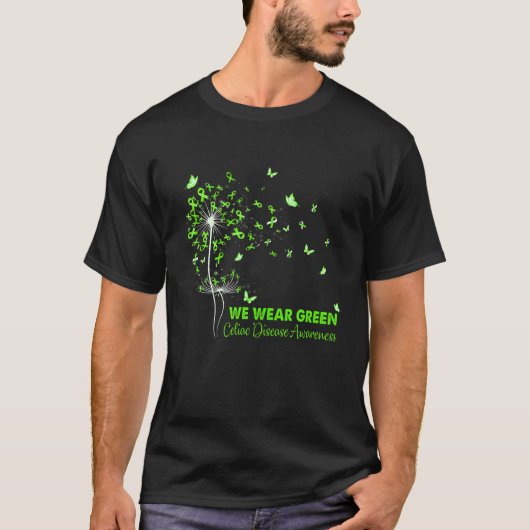 Celiac Disease Awareness Faith Hope Love Dandelion T-shirt (Voorkant)