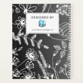 Celiac Disease Monthly Journal - Black & White Planner (Achterkant)