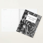 Celiac Disease Monthly Journal - Black & White Planner (Display)