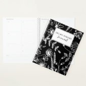 Celiac Disease Monthly Journal - Black & White Planner (Display)