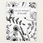 Celiac Disease Monthly Journal - Black & White Planner (Voorkant)
