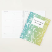 Celiac Disease Monthly Journal - Blue Green Yellow Planner (Display)