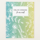 Celiac Disease Monthly Journal - Blue Green Yellow Planner (Voorkant)