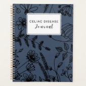 Celiac Disease Monthly Journal - Dark Grey Planner (Voorkant)