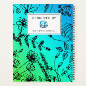 Celiac Disease Monthly Journal - Green & Blue Planner (Achterkant)