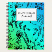 Celiac Disease Monthly Journal - Green & Blue Planner (Voorkant)