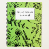 Celiac Disease Monthly Journal - Green Planner (Voorkant)