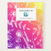 Celiac Disease Monthly Journal Purple Pink Yellow Planner (Achterkant)