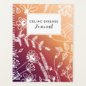 Celiac Disease Monthly Journal - Sunset Purple Planner (Voorkant)
