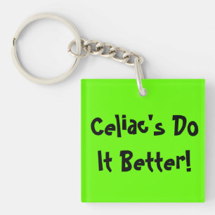 Celiac doet het beter sleutelhanger