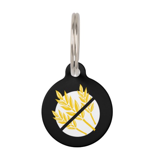 Celiac Gluten Free Wheat Allergy Kinder Emergency Huisdierpenning (Voorkant)