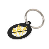 Celiac Gluten Free Wheat Allergy Kinder Emergency Huisdierpenning (Zijkant)