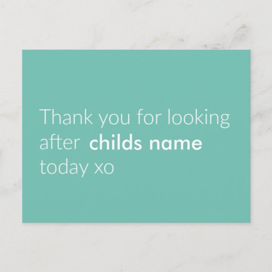 Celiakaart Briefkaart (Voorkant)