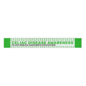 Celiakie Disease Awareness Patroon Grosgrain Lint (Voorkant)