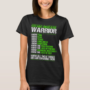 Celiakie Ziekte Bewustheid Ik ken Pain Green Ribbo T-shirt