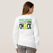 Celiakie Ziekte met de verkeerde kuikens T-shirt (Achterkant volledig)