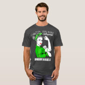 Celiakie Ziekte Warrior Onbreekbaar bewustzijn T-shirt (Voorkant volledig)