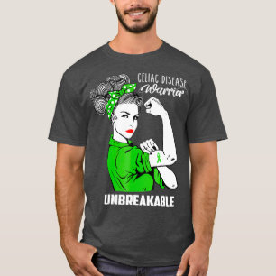 Celiakie Ziekte Warrior Onbreekbaar bewustzijn T-shirt