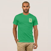 Celiakie Ziektebestrijding Groene Ribbon Angel-T-s T-shirt (Voorkant volledig)