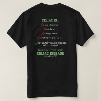 Celiakie Ziektebestrijding T-shirt