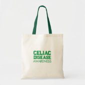 Celiakie Ziektebewustwording Funny Canvas tas (Voorkant)