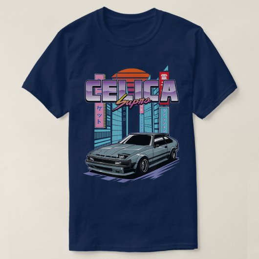 Celica Supra MK2 XX MA60 A60 Grafisch T-shirt (Design voorkant)