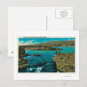 Celilo-Herfsten op de Columbia Briefkaart (Voorkant / Achterkant)