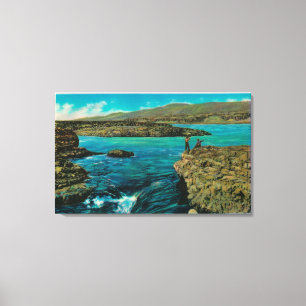 Celilo-Herfsten op de Columbia Canvas Afdruk