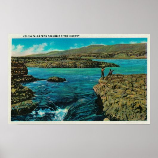 Celilo-Herfsten op de Columbia Poster (Voorkant)