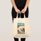 Celilo Herfsten Vist Vintage Travel Poster Tote Bag (Voorkant (product))