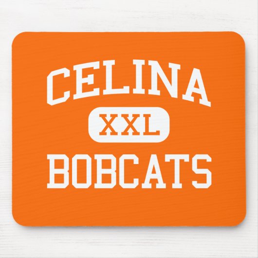 Celina - Bobcats - High School - Celina Texas Muismat (Voorkant)