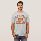 Celina - Bobcats - High School - Celina Texas T-shirt (Voorkant volledig)