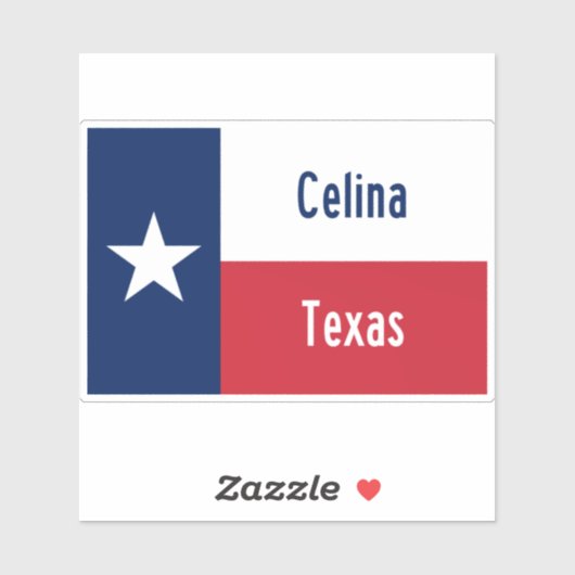 Celina Texas Sticker (Vel)